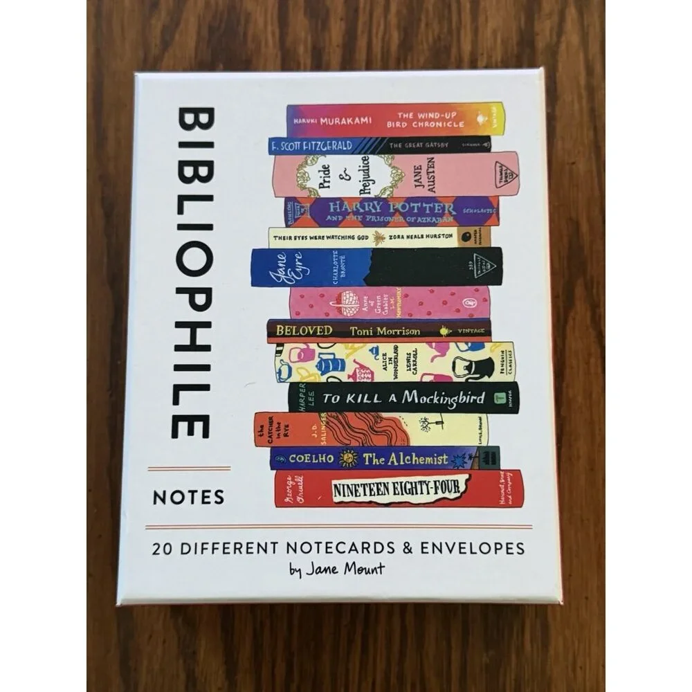 Bibliophile Notes: 20 Different Notecards‎ & Envelopes (Cards)